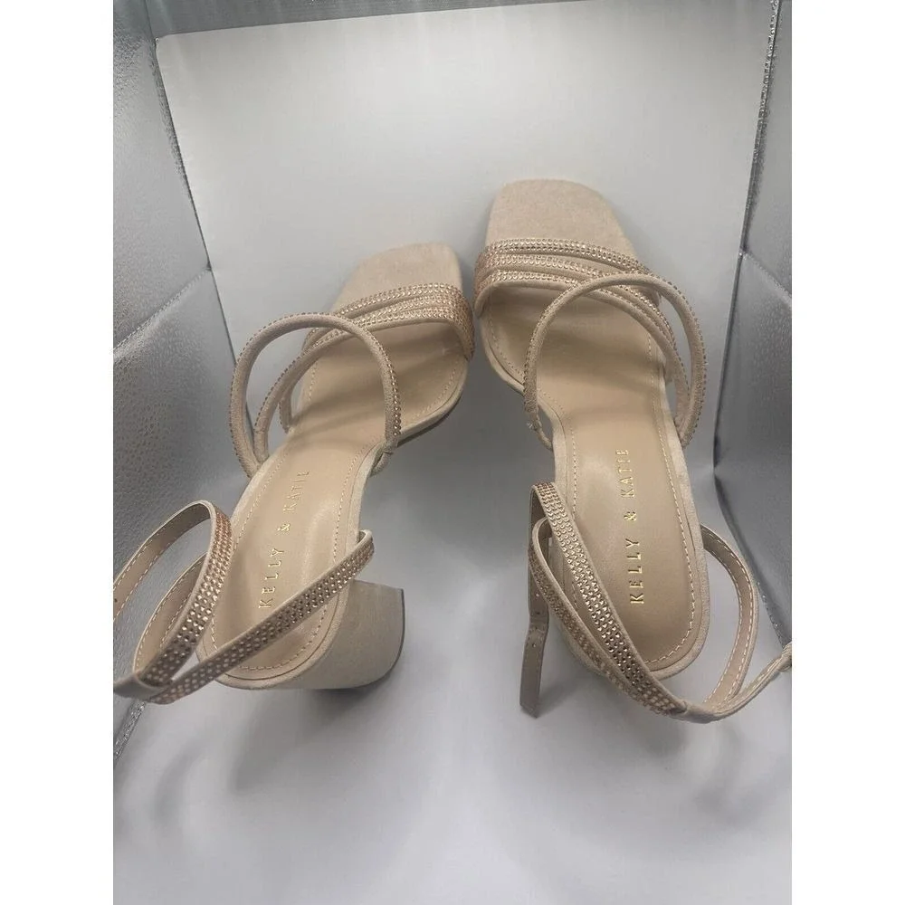 Kelly &‎ Katie Cadene Dress Sandal Heels, Women's Size 8.5 , Color-LT PEACH
